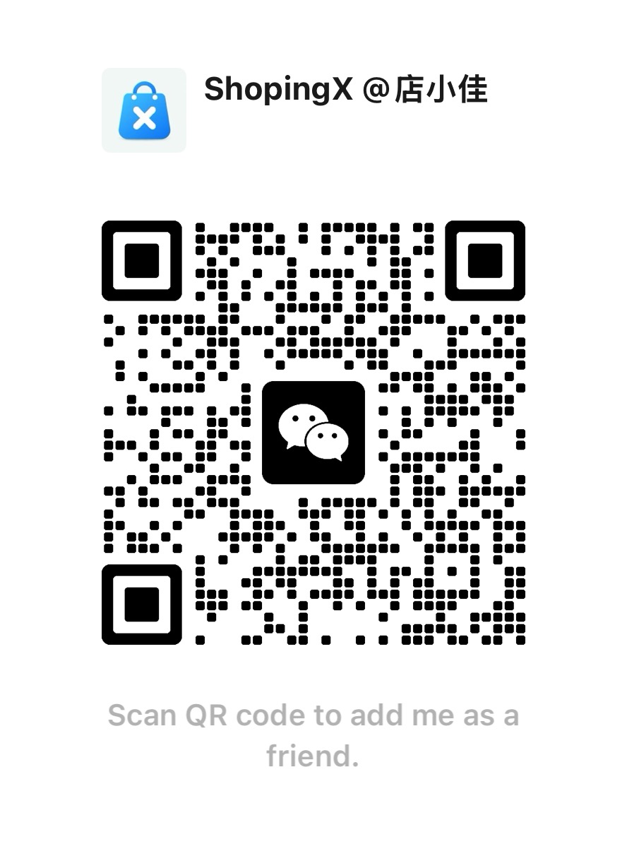 ShopingX WeChat QR code